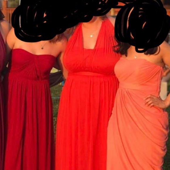 HP! Versa Convertible Bridesmaid Dress - Persimmon - Picture 4 of 4